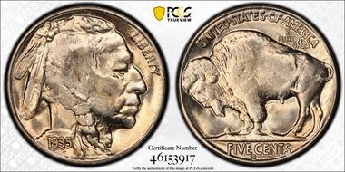 1935-S 5C MS64