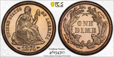 1874 10C Arrows PR62