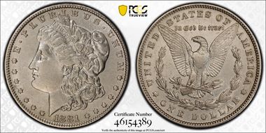 1881 $1 XF45