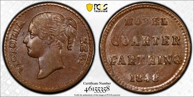 1848 1/4 Far X#4 Model MS64BN