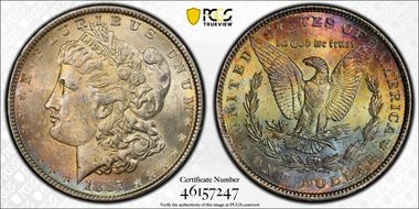 1887 $1 MS62