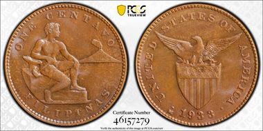 1933-M 1C KM-163 MS65BN