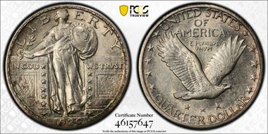 1920-D 25C AU58