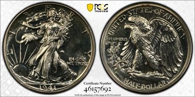 1941 50C PR66