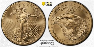 2022 $50 Gold Eagle MS69