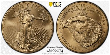 2022 $50 Gold Eagle MS70
