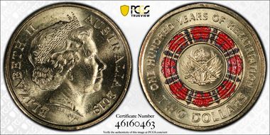 2019 $2 100 Years of Repatriation Colorized MS64