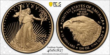 2022-W $10 Gold Eagle PR70DCAM