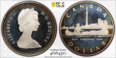 1984 S$1 Toronto PR65DCAM