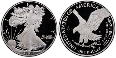 2022-S $1 Silver Eagle PR68DCAM