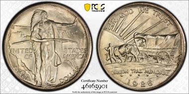 1926 50C Oregon MS66