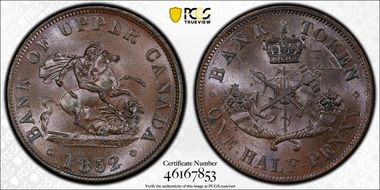 1852 1/2D PC-5B2 Br-720 MS64BN