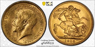 1918-S Sov S-4003 MS63