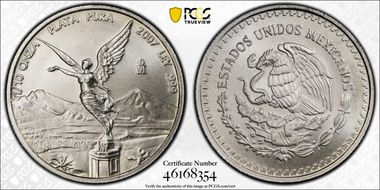 2007-Mo 1/10 oz Libertad Ag MS69