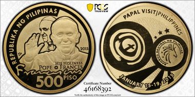 2015 500 P Papal Visit PR69DCAM