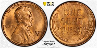 1937-S 1C MS64RD