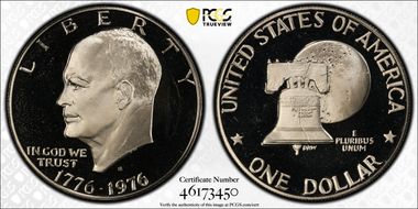 1976-S $1 Clad Type 2 PR68DCAM