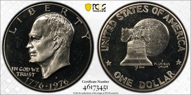 1976-S $1 Clad Type 1 PR67CAM