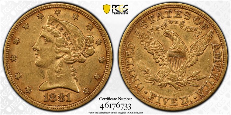 Cert 46176733 - Coin Image