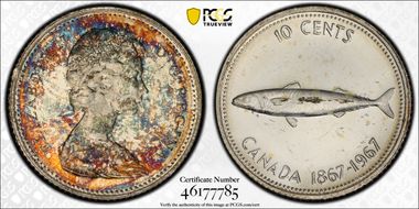 1967 10C 0.800 Ag MS63
