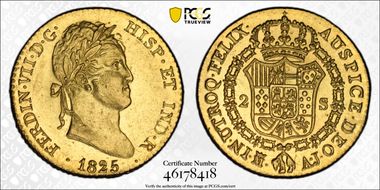 1825-M AJ 2 Esc Calico-1631 AU58