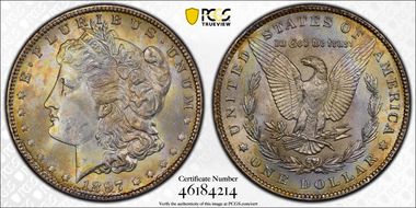 1897 $1 MS64