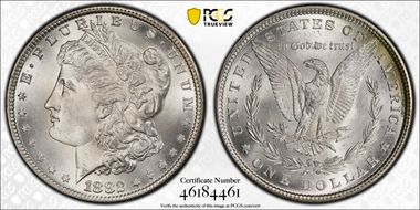 1882 $1 MS65+
