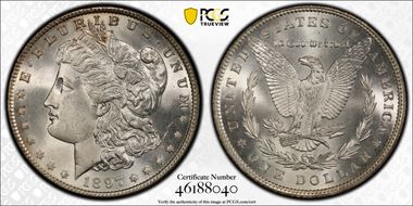 1897 $1 MS65