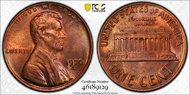 1970-S 1C Large Date N1BN