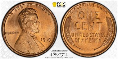 1919 1C MS67RD