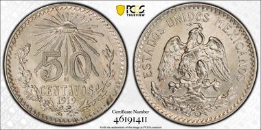 1919-M 50C KM-446 MS62