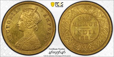1888(C) Mohur SW-6.15 Prid-22 N1