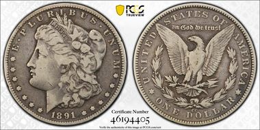 1891-CC $1 F15