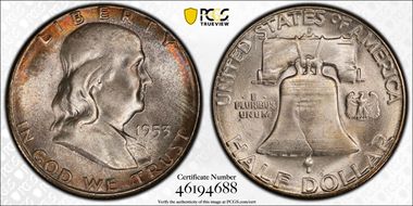 1953-S 50C MS66+ 
