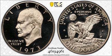 1973-S $1 Clad PR69DCAM