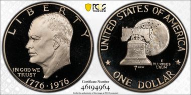 1976-S $1 Clad Type 2 PR68DCAM