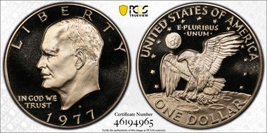 1977-S $1 PR69DCAM