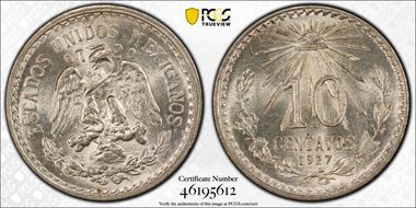 1927-M 10C KM-431  Ag MS66