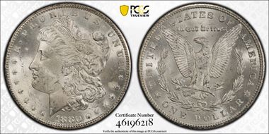 1880-CC $1 MS63