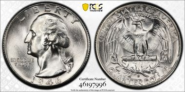 1946-S/S 25C RPM, FS-501 MS67