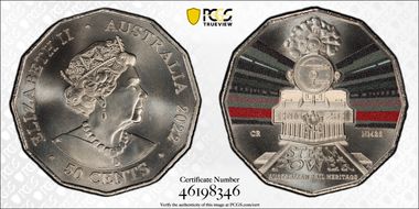 2022 50C Commonwealth Railways-NM25 Australian Rail Heritage MS69