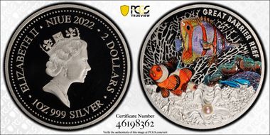 2022 $2 Great Barrier Reef PR69DCAM