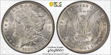 1882 $1 MS60