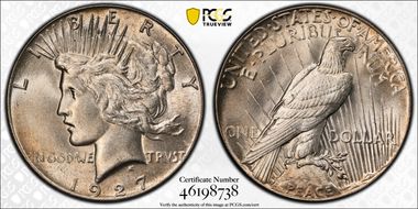1927 $1 MS63