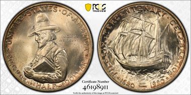 1920 50C Pilgrim MS66