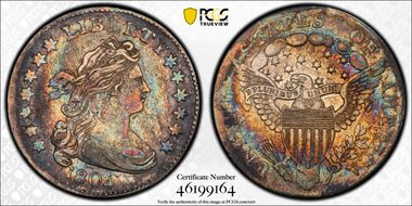 1804 10C 14 Star Reverse XF45+ 