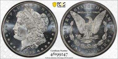 1898-O $1 MS63PL
