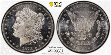 1878-S $1 MS63PL