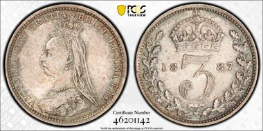 1887 3D S-3931 Jubilee Head MS64