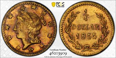 1855 G25C BG-1302 MS62